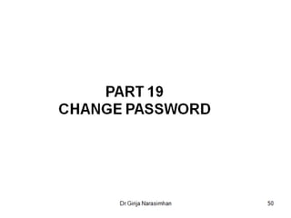 Part19 change password