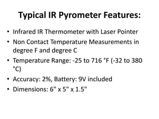 32 ~ 380 degree non-contact laser
