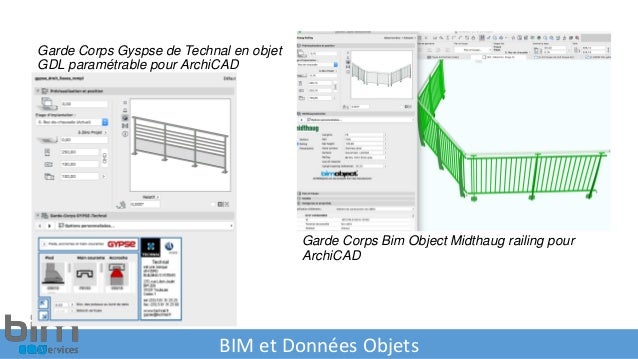 garde corps archicad