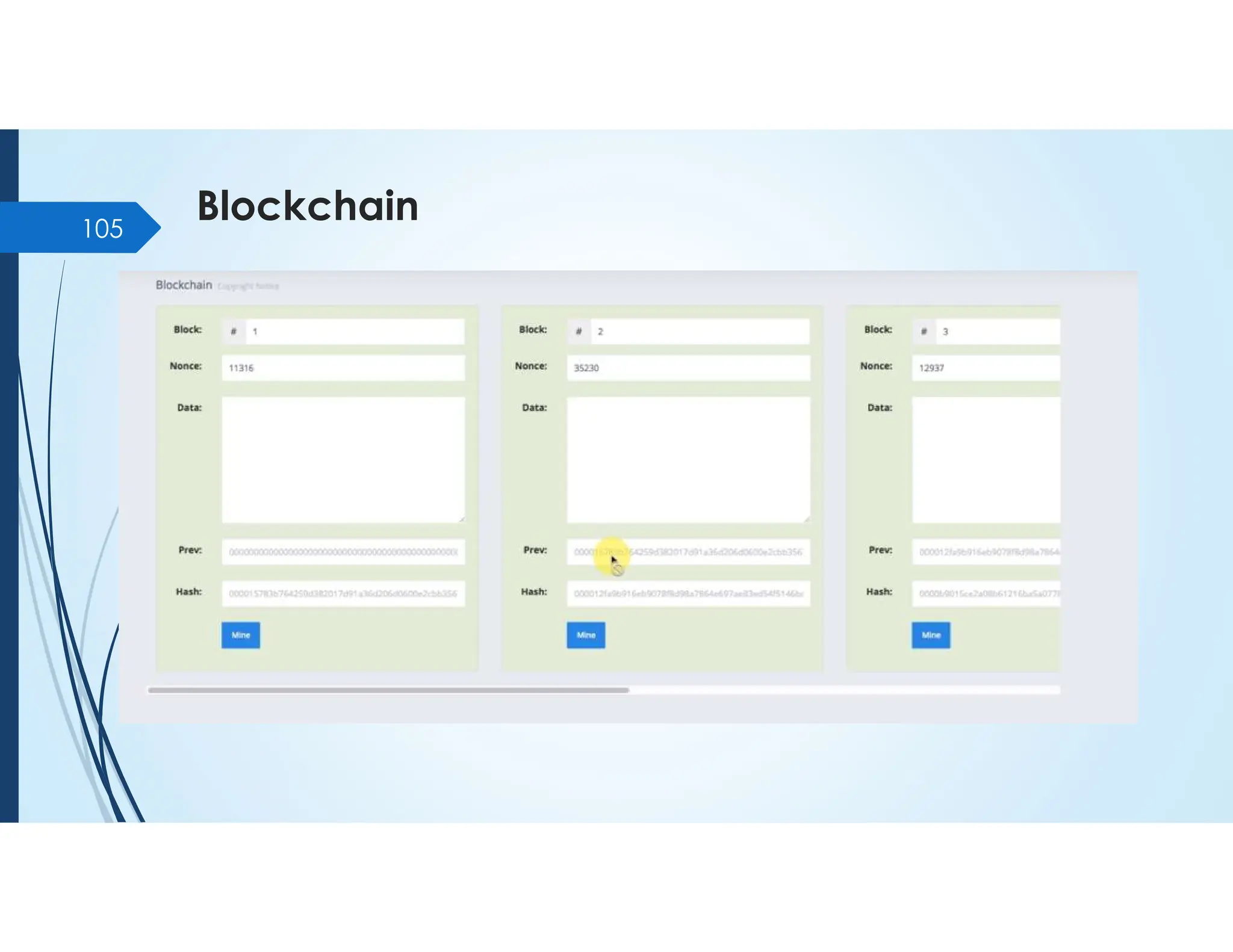 Blockchain
105
 