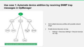 Free OpManager training Part1- Discovery and classification season#3 | PPTX