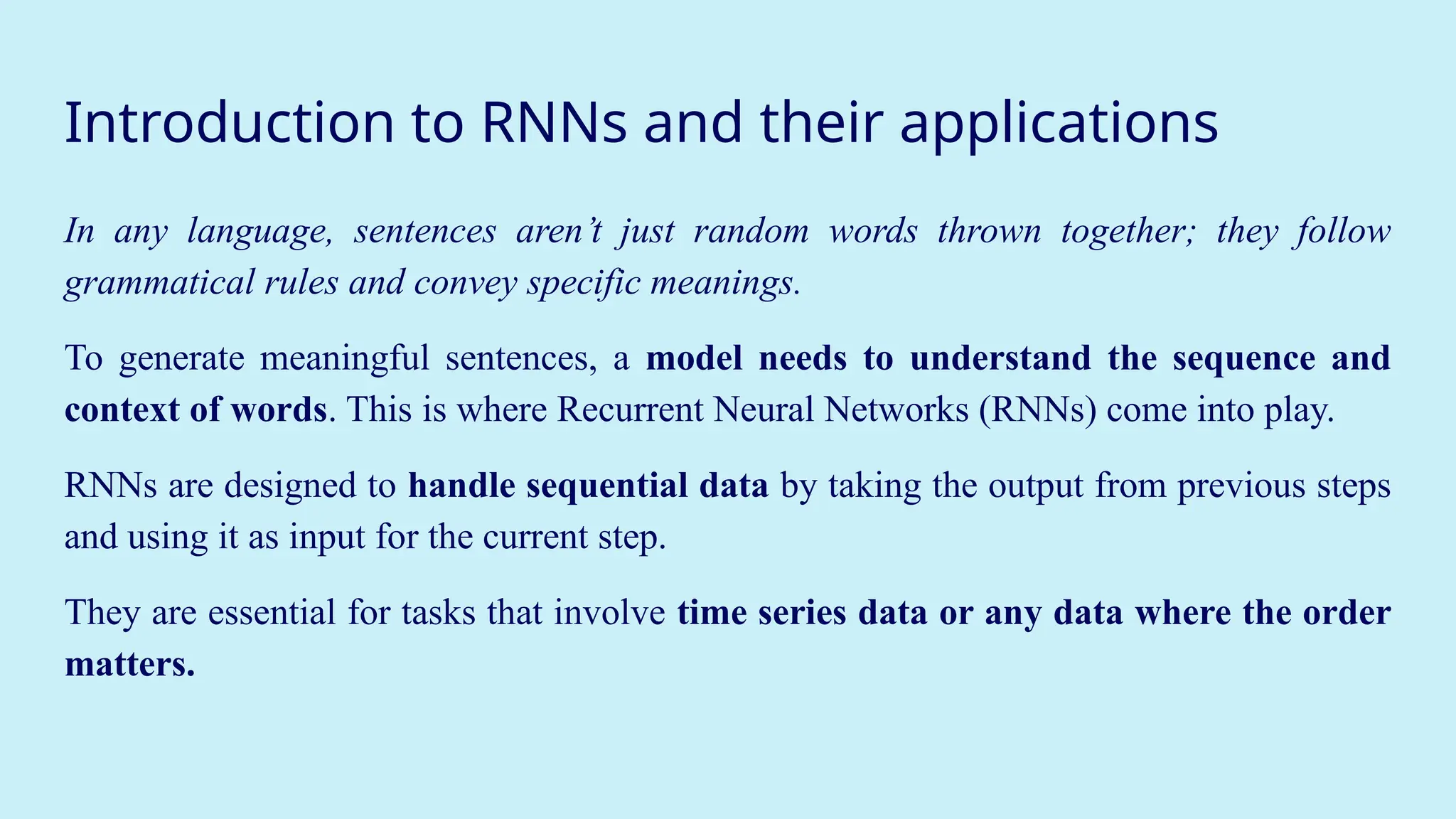 DEEP LEARNING -Recurrent Neural Networks | PPTX