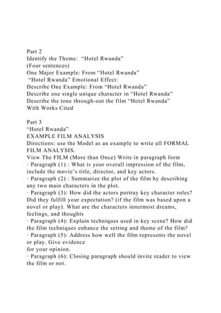 Part 1Elements of Narrative1. What are the four related ways.docx