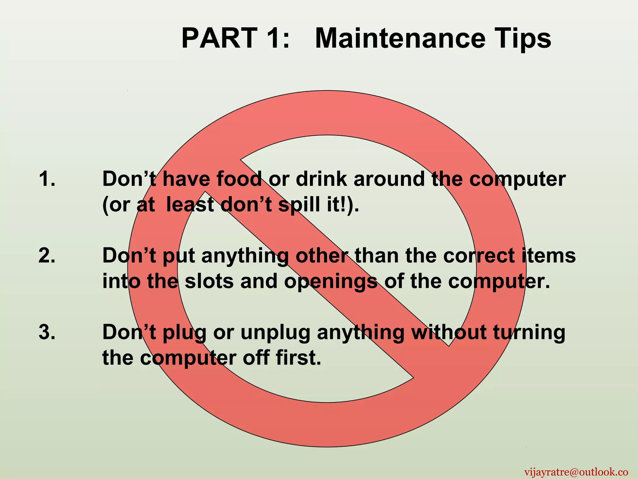 Part 1 learning computer basics | PPT