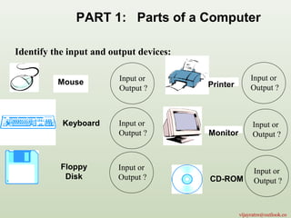Part 1 learning computer basics | PPT
