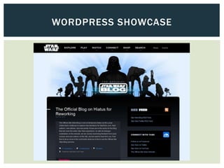 WORDPRESS SHOWCASE
 
