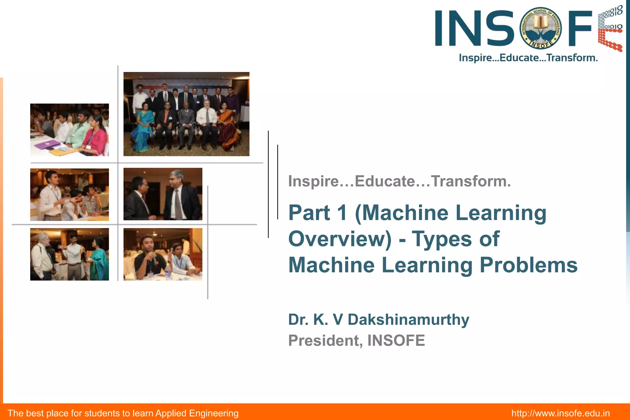 Fast Track Machine Learning Part 1 (Machine Learning Overview) - Types ...