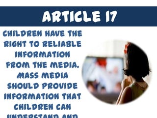Rights of a Child | PPTX