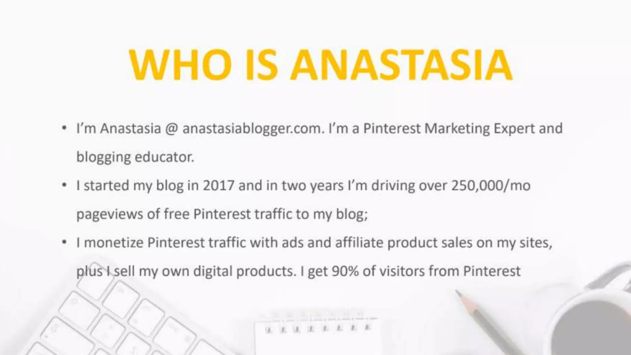 4 Quick Tips To Grow Your Pinterest Traffic Pptx