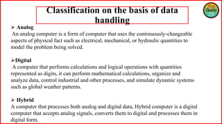 Part 2 Classification of Computers | PPTX