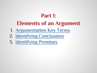 Understanding Logical Argumentation, Structure, and Reasoning | PDF