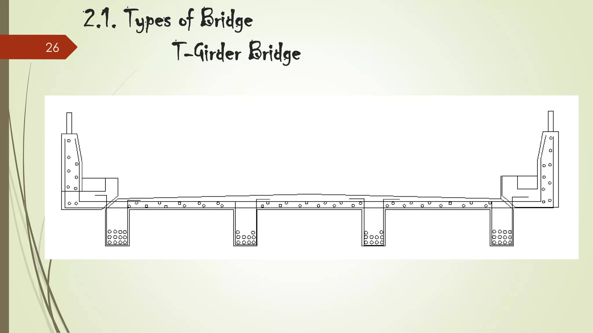 26

2.1. Types of Bridge
T-Girder Bridge

 