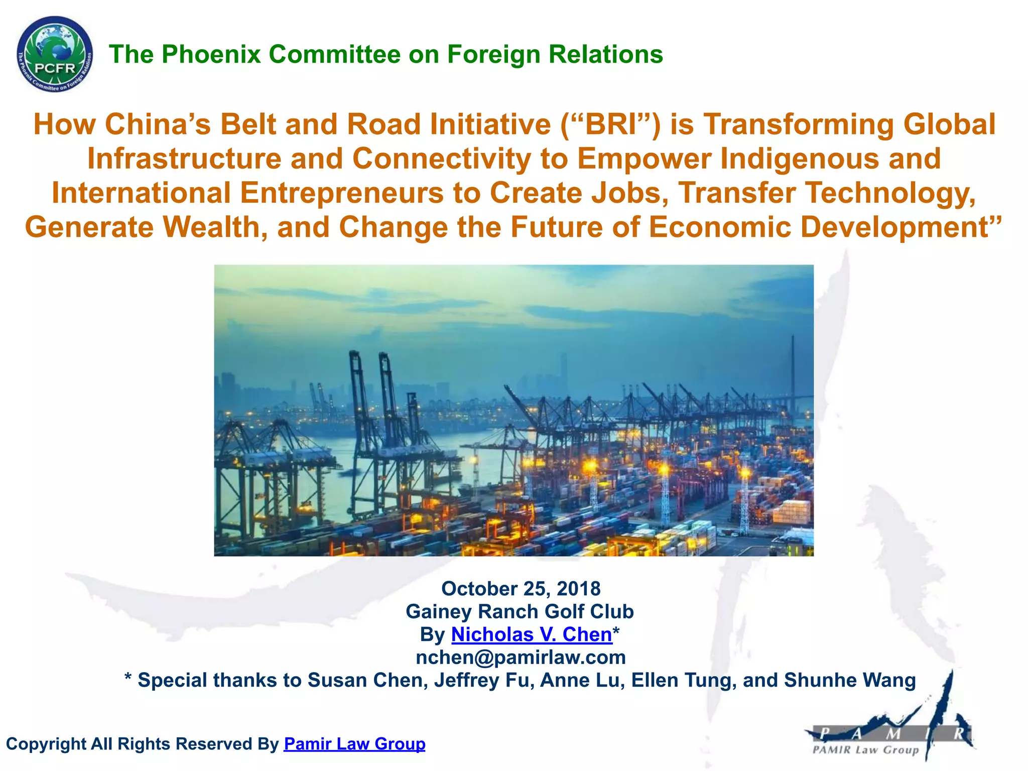 Part 2-How China’s Belt and Road Initiative is Transforming Global ...