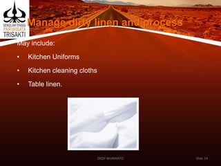 Part 2 clean and maintain kitchen equipment and utensils | PPTX