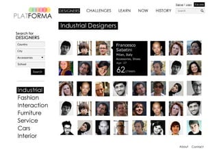 Online Platform for Italian Design