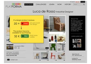 Online Platform for Italian Design
