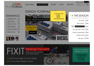 Online Platform for Italian Design