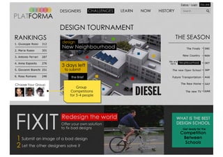 Online Platform for Italian Design