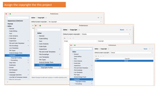 Assign the copyright the this project
 