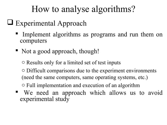Data Structures- Part2 analysis tools | PPT