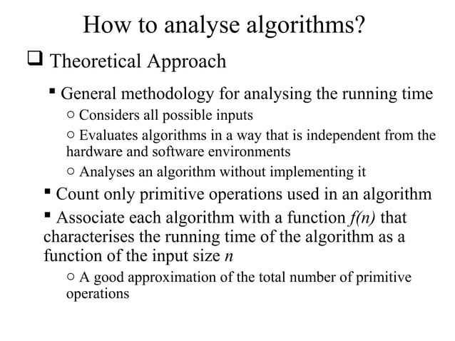 Data Structures- Part2 analysis tools | PPT
