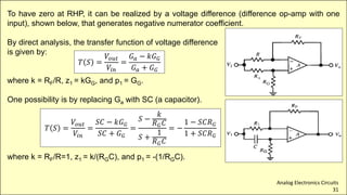 Active RC Filters Design Techniques | PDF