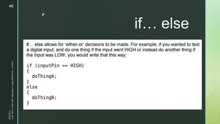 z
if… else
11/23/2022
Lesson
3
-
LED
Display
PART
2
|
MIDTERM
|
Mark
John
P.
Lado,
MITc
46
 