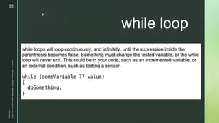 z
while loop
11/23/2022
Lesson
3
-
LED
Display
PART
2
|
MIDTERM
|
Mark
John
P.
Lado,
MITc
55
 