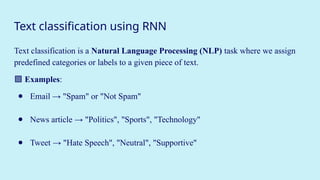 DEEP LEARNING -Recurrent Neural Networks | PPTX