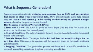 DEEP LEARNING -Recurrent Neural Networks | PPTX