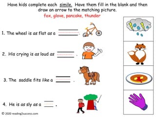 How to Teach Kids Similes, Metaphors, Hyperboles and Idioms | PDF
