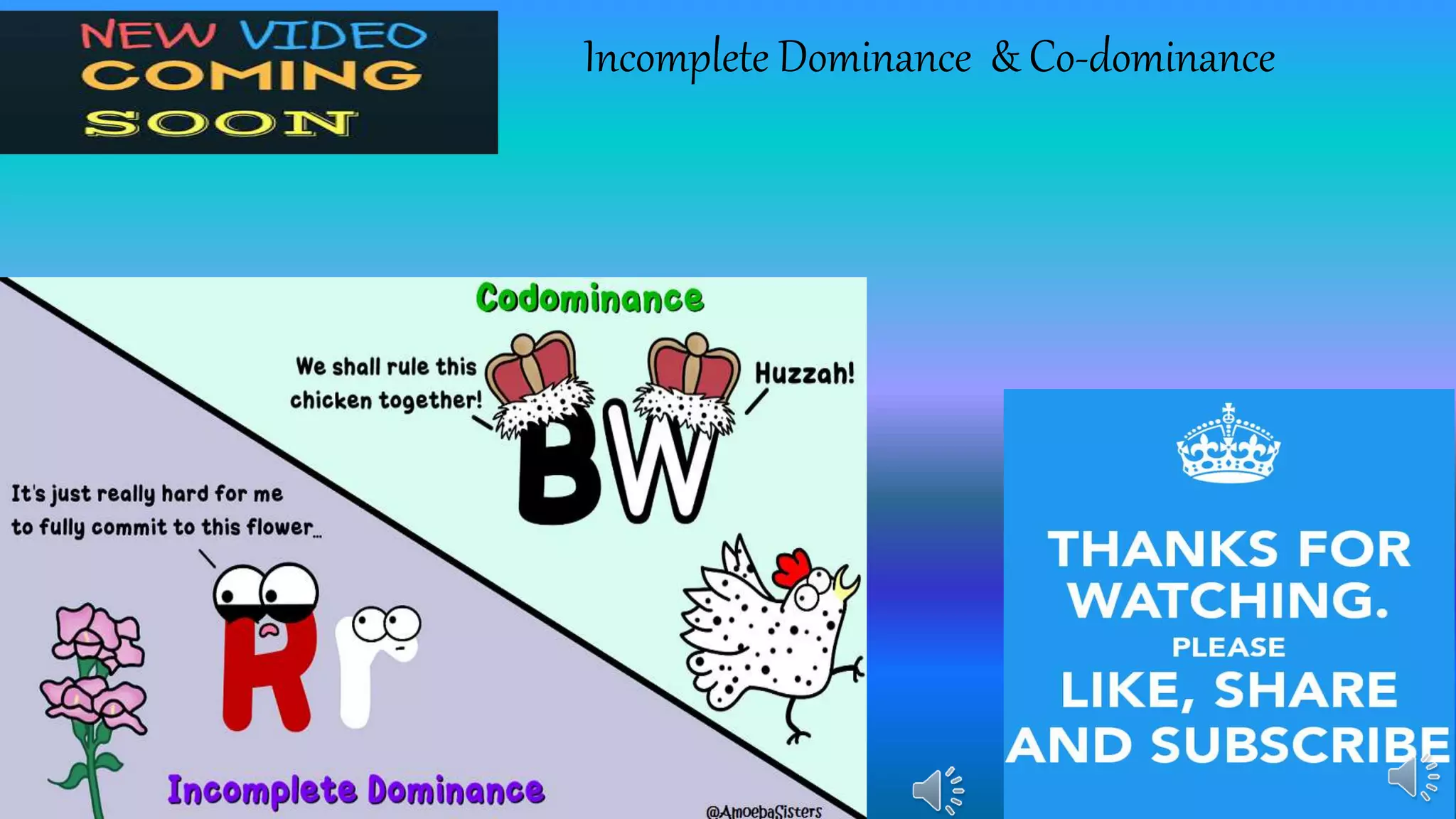 Incomplete Dominance & Co-dominance
 