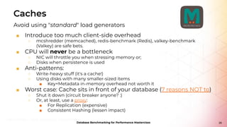 Database Benchmarking for Performance Masterclass: Session 2 - Data ...