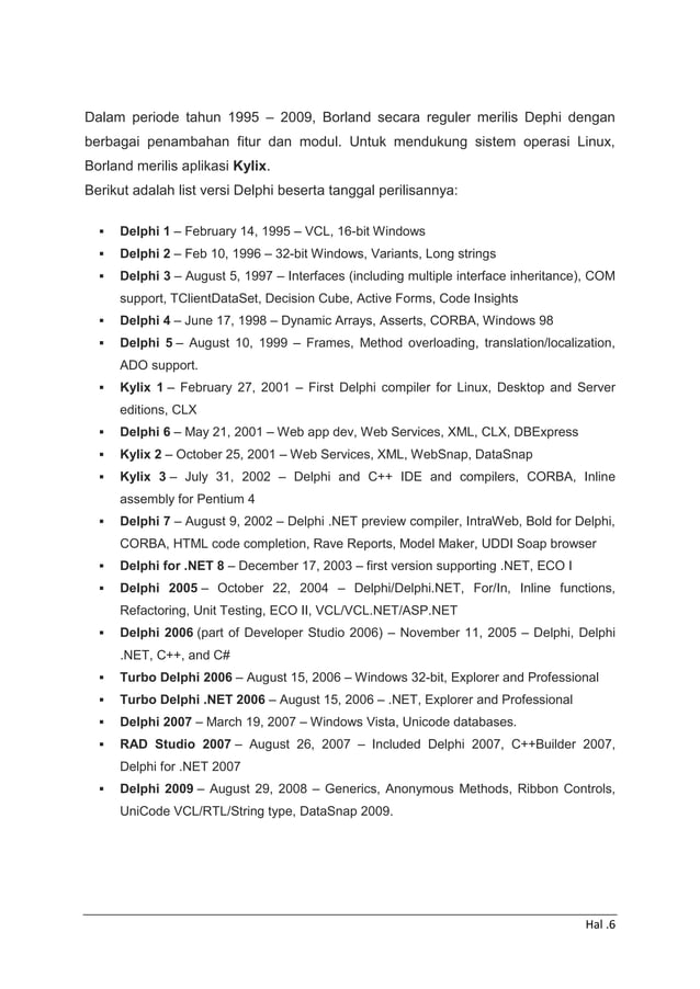Part 2 sejarah bahasa pemrograman pascal | PDF