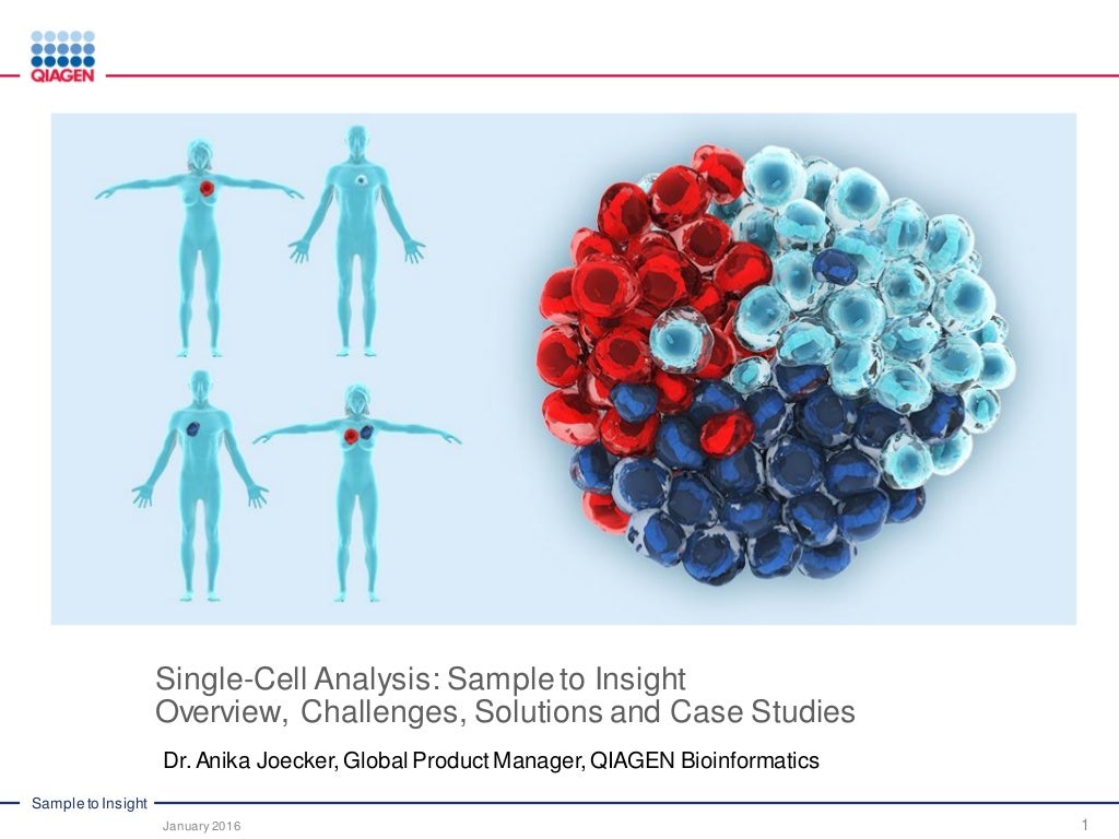 Analysis of SingleCell Sequencing Data by CLC/Ingenuity Single Cell…