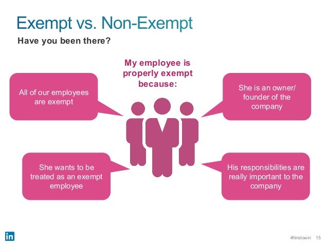exempt non exempt