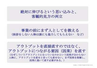 Copyright (c) Takahiro Yamaguchi All rights reserved.
チーム・体制
アイデア期 プレシード
シード
（リリース前）
シード
（リリース後）
ｸﾞﾛｰｽ模索もやもや期
 