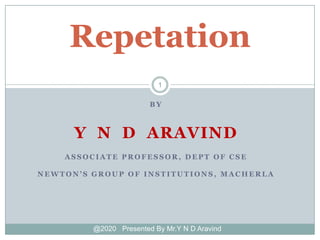 Repetations in C | PDF