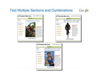 Test Multiple Sections and Combinations
 
