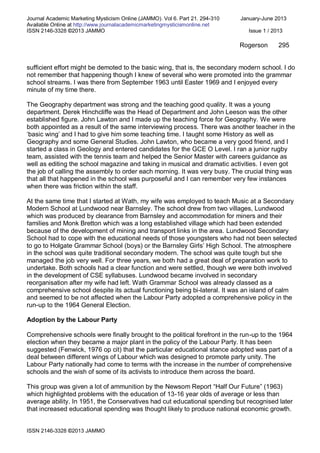 Changes to the Education System of England and Wales in the last 70 ...