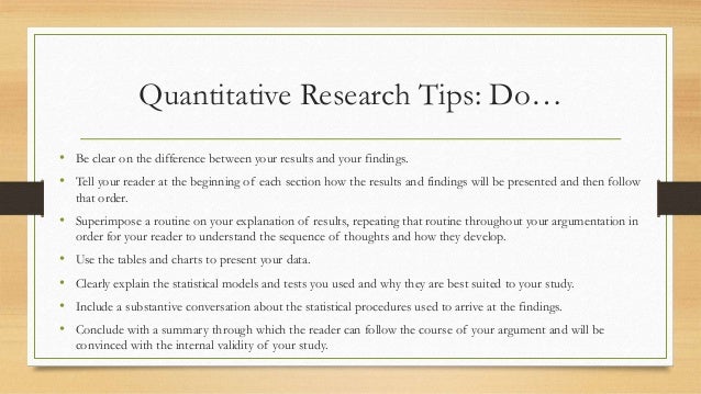 Dissertation results write up
