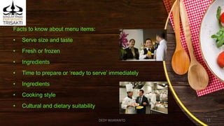 Part 3 food & beverage product knowledge | PPTX
