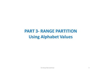 Part3 range partition alphabet