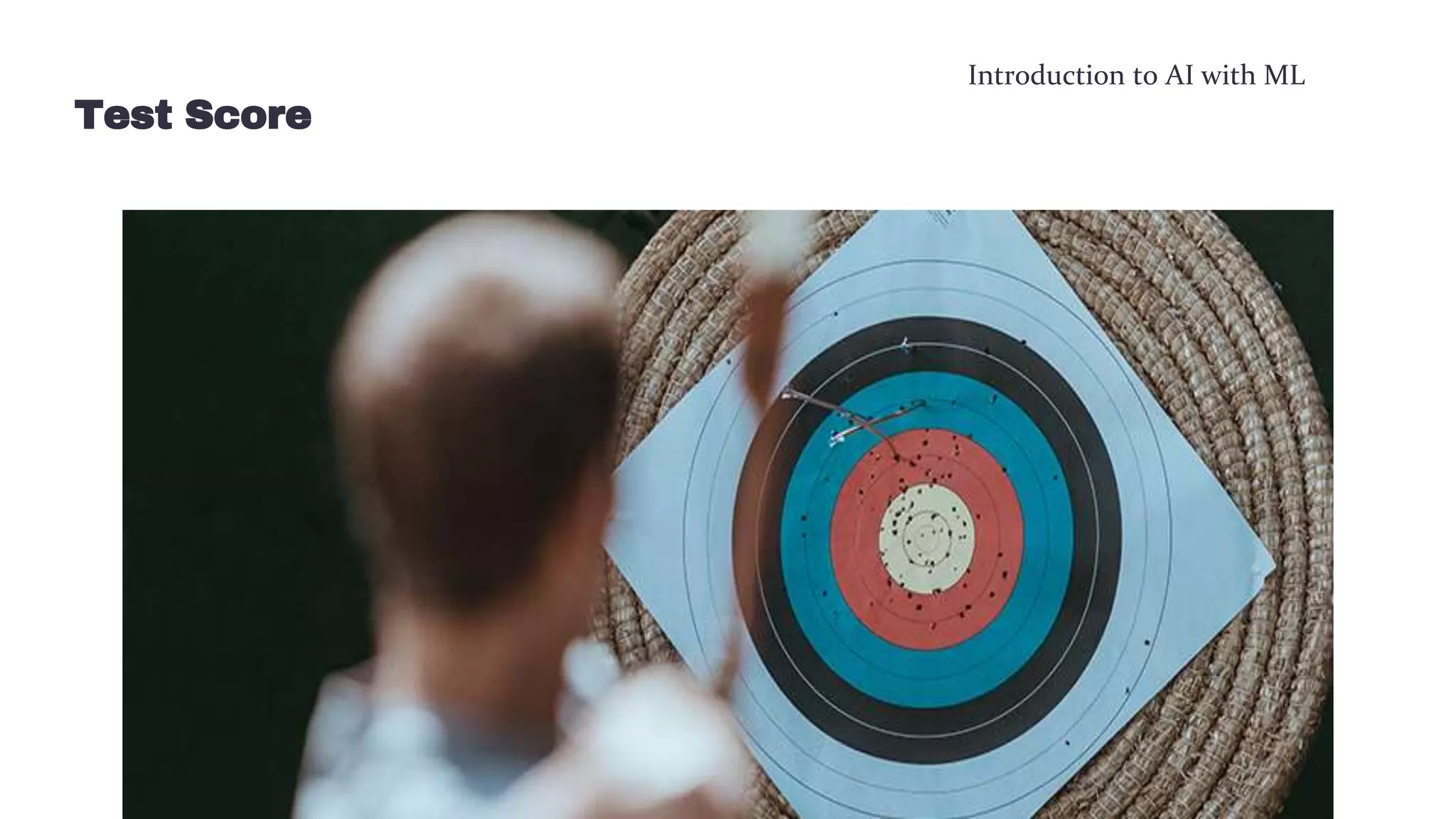 Introduction to AI with ML
Test Score
 