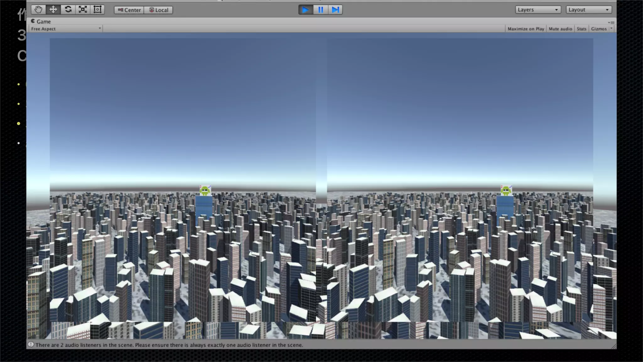 作成したプログラムを
3DVR化する：
Cardboard編
・Cardboard SDKとは
・SDKのダウンロード
・3Dカメラを設定
・apkのビルド
 