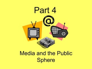 Part 4

Media and the Public
Sphere

 