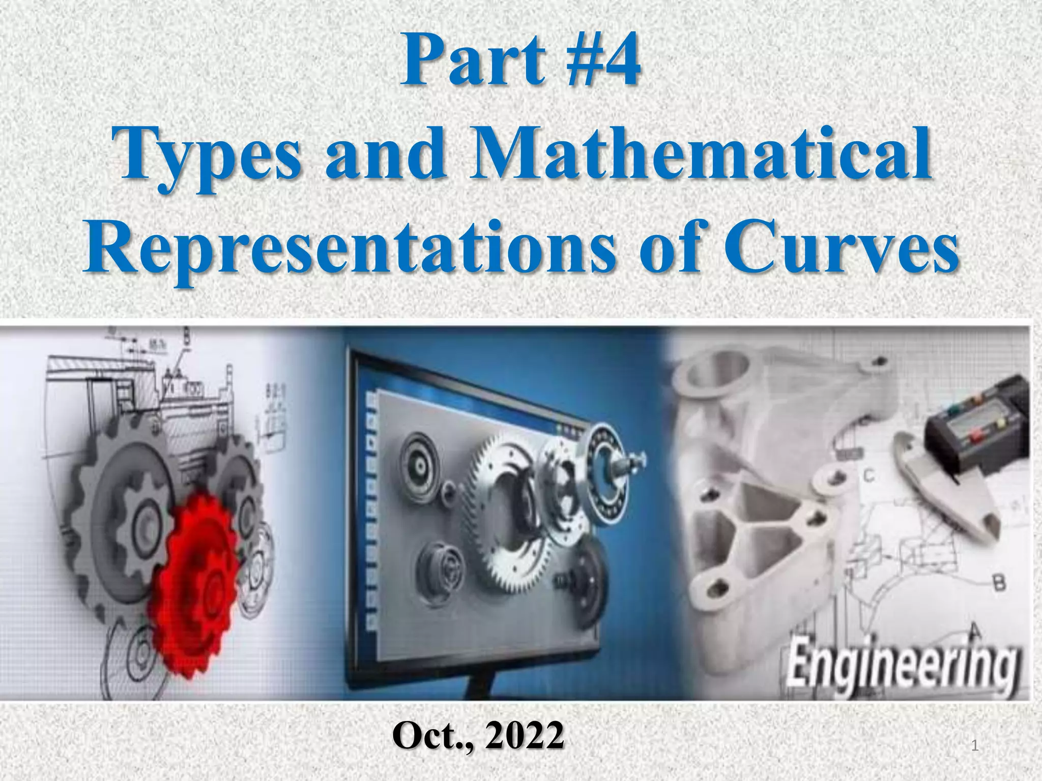 Part 4-Types and mathematical representations of Curves .pptx | 3-D ...