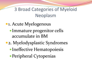 Part 4 Acute Myeloid Leukemia | PPTX