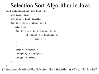 Data Structures- Part4 basic sorting algorithms | PPT
