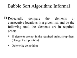 Data Structures- Part4 basic sorting algorithms | PPT